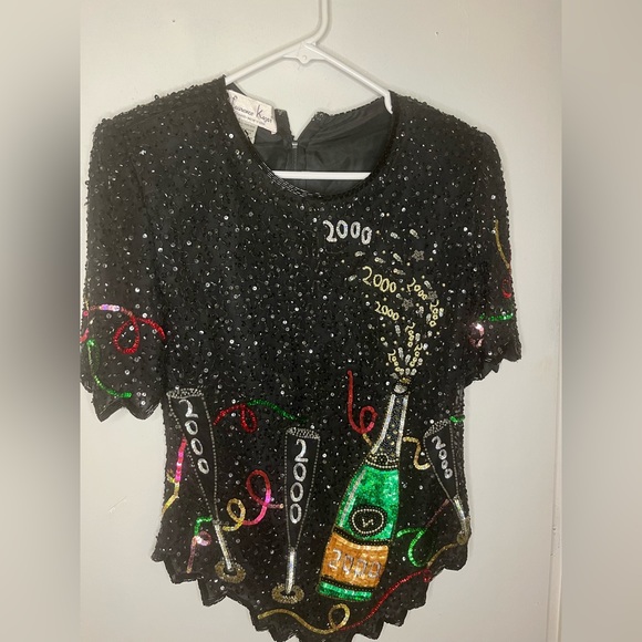 Vintage Y2K new years blouse - Picture 3 of 3
